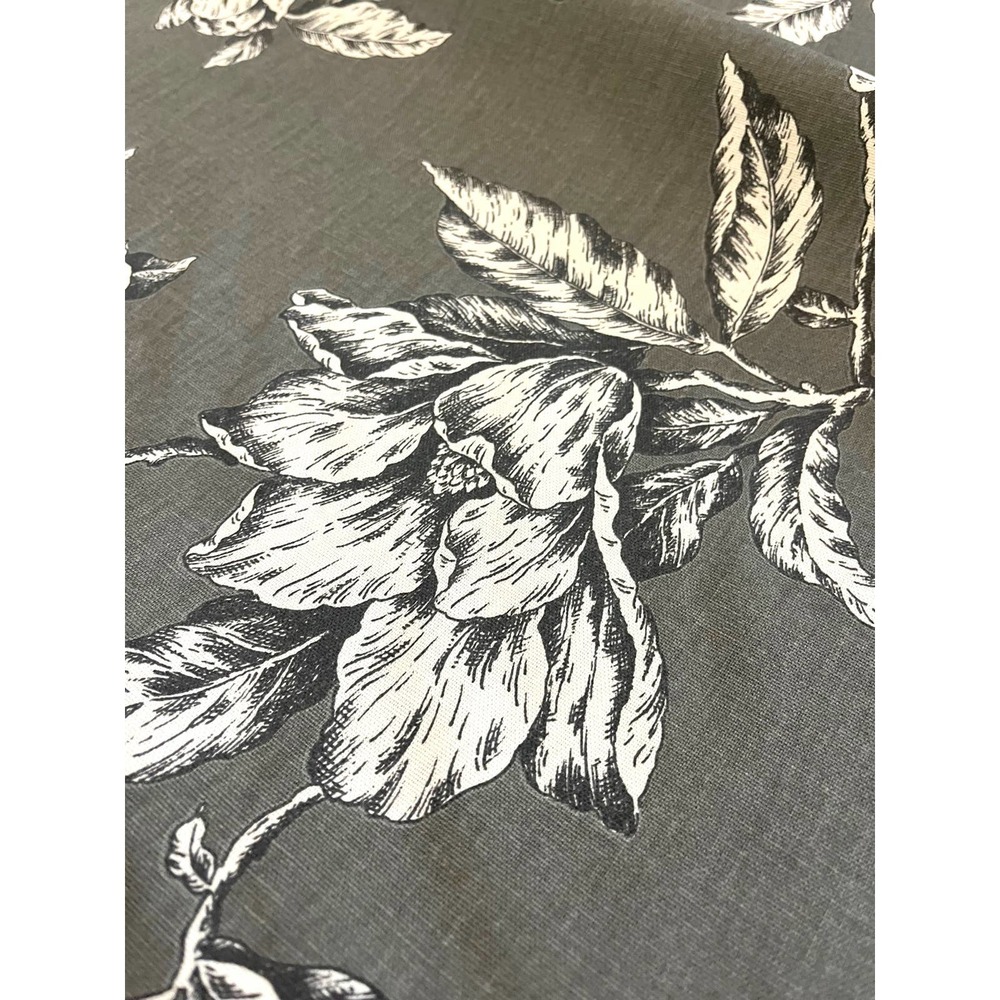 3 yds Magnolia Home Stan Cathell ANTEBELLUM 54" Decorator Fabric | Gray Floral - Picture 4 of 16